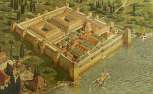 il palazzo di diocleziano è un noto monumento di Spalato in croazia