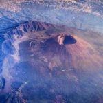 Aerial view of volcano Etna