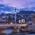 Old town in Sarajevo, Bosnia and Herzegovina.