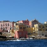 colorful houses on the island of Ventotene