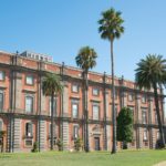 Street view of the Royal Palace of Capodimonte, Naples
