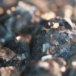 Macro Pyrite mineral