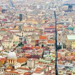 Naples, Italy – panoramic view of Spaccanapoli, the street that divides the city
