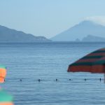 view of Panarea island and Stromboli