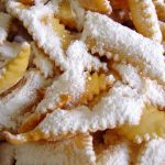 Chiacchiere, typical Italian cake of Carnival