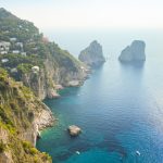 Faraglioni rocks – natural landmark of Capri island in Italy.