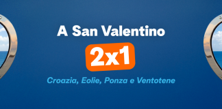 La formula perfetta per l’Amore è 2×1! Promo San Valentino SNAV